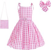 Barbie outfit voor kinderen - Halloween kostuum – Barbie thema – carnaval kleding - Barbie kostuum Jurk