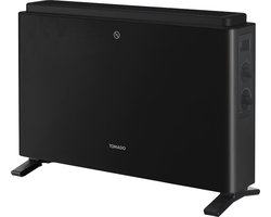 Tomado THC2003B - Elektrische kachel - Convectorkachel - 24m² - 2000 watt - Zwart