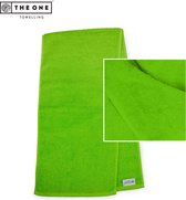 The One Towelling Sporthanddoek - Fitness handdoek - 100% Gekamd katoen - 450 gr/m² - 30 x 130 cm - Limoengroen