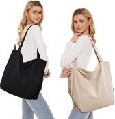 tas voor dames, schoudertas met ritssluiting, grote shopper, tas, handtas, schoudertassen voor werk, kantoor, reizen, winkelen, school en dagelijks gebruik