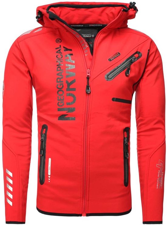 GEOGRAPHICAL NORWAY Rainmann Softshell Veste Homme - Rouge - XXL