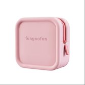 Mini cosmetische tas voor meisjes, draagbaar, voor reisopslag, waterdicht, Roze, Groot