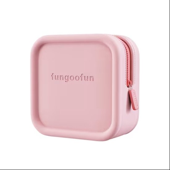Mini cosmetische tas voor meisjes, draagbaar, voor reisopslag, waterdicht, Roze, Groot