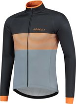 Rogelli Boost Winterjack - Heren Fietsjack - Winterjack - Oranje/Grijs/Zwart - Maat M