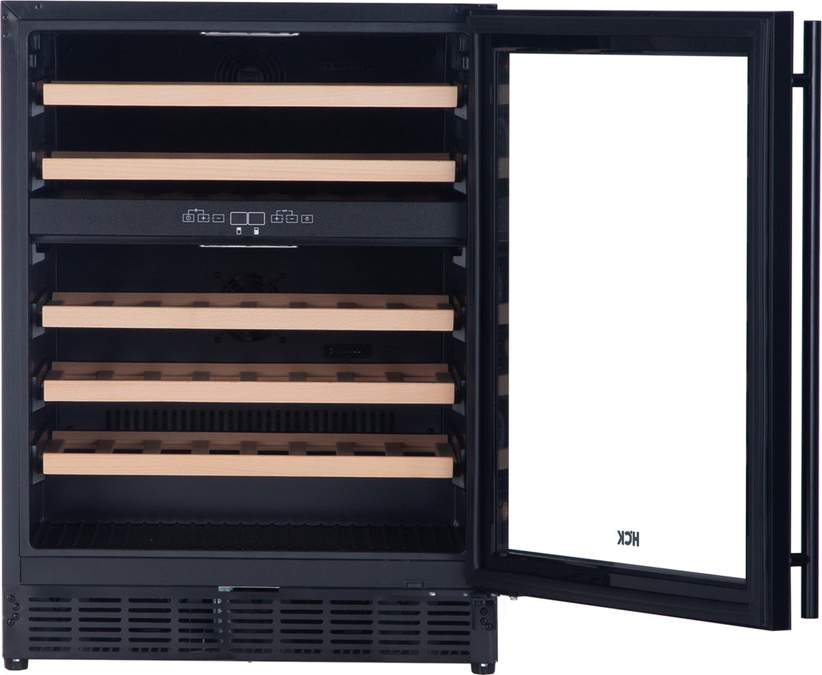 HCK SC-145WD Wijnkoelkast 2 Zones - 46 Flessen - Stil 39 dB - afbeelding 3