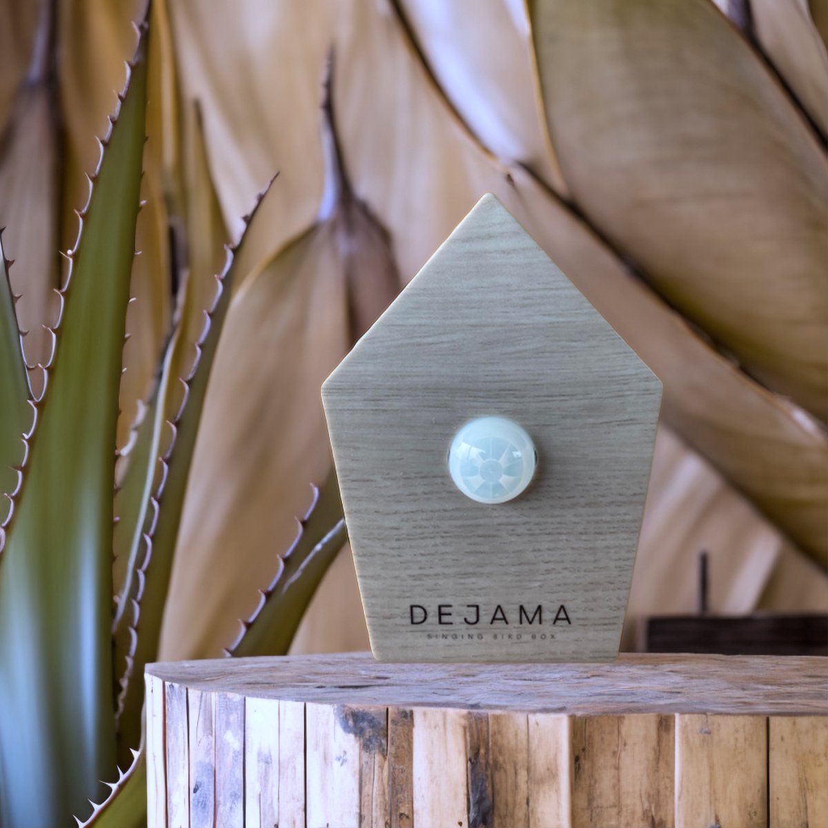 Dejama Singing Bird Box - Vogelgezang Sensor - eiken - Dejama