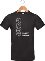 Limited Edition 1938 - T-shirt - 100% katoen - leeftijd - geboortejaar - verjaardag en feest - cadeau - kado - unisex - zwart - maat S