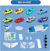Auto Speelgoed Jongens - Vliegtuig - Set - Voor Kinderen - 3-6 Jaar