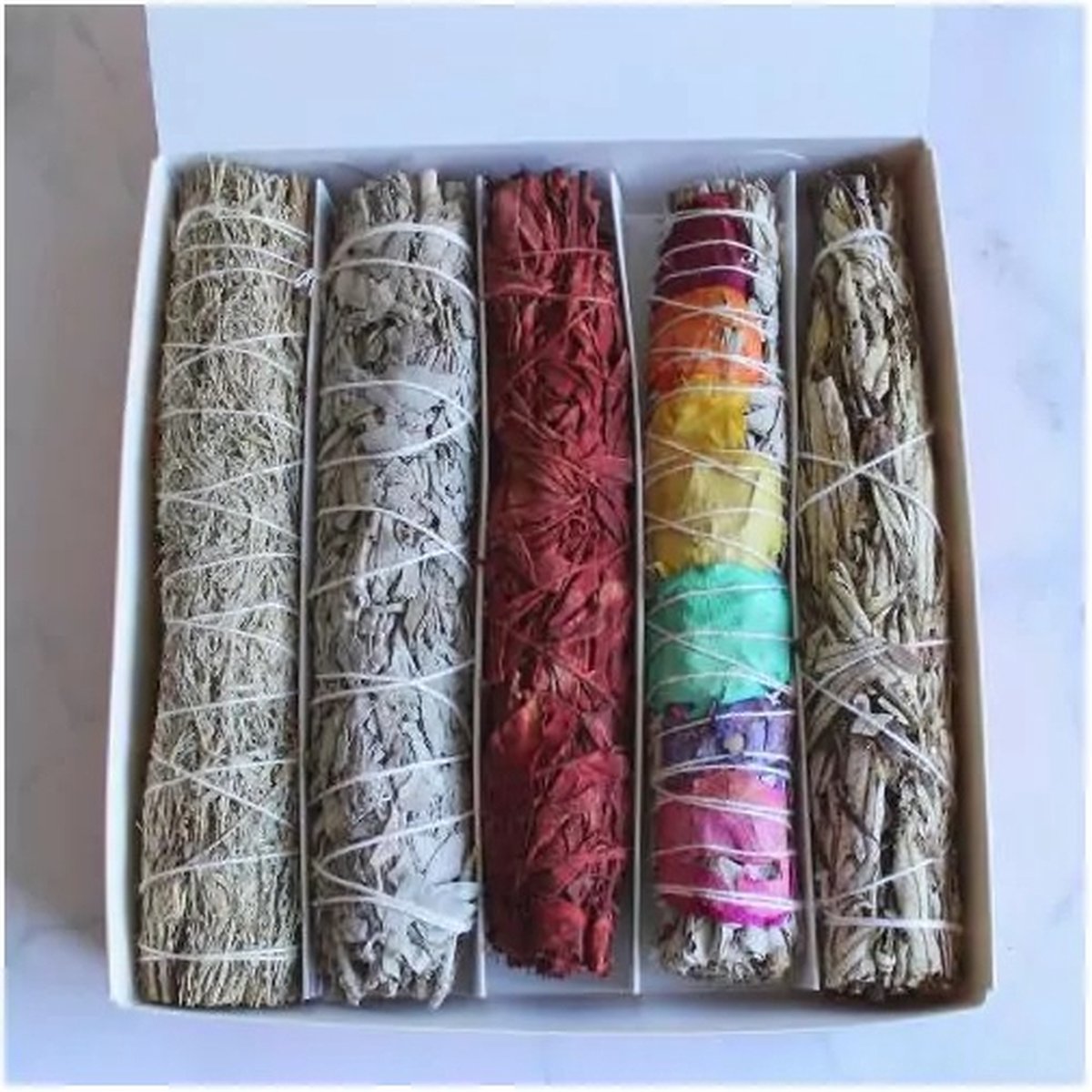 Native Soul Smudge sticks voor reinigen 5 stuks met display — cadeau in Cadeau-ideeën - foto 2