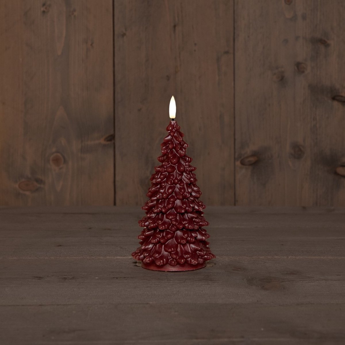 Anna's Collection - B.O.T. 3D Wick Burgundy Christmas Tree Wax 9,5X...