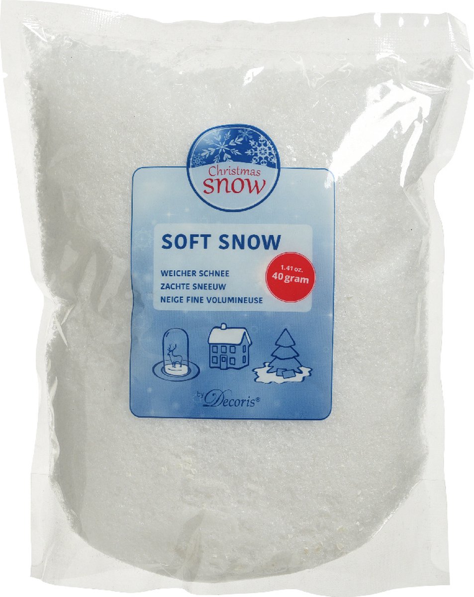 Sneeuw zacht 100% pe 40gr wit