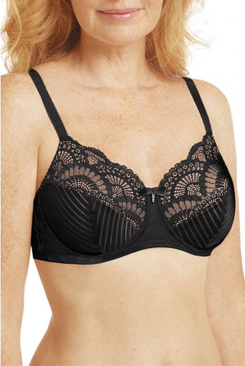Amoena Prothese Bh Voorgevormd Zonder Beugel Karolina SBP Zwart - maat EU 90C / FR