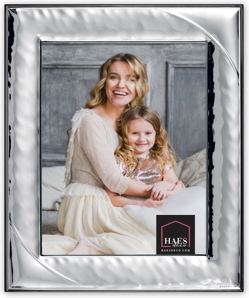 HAES deco Verzilverde Fotolijst Garda voor een foto van 20x25 cm – B12681HS