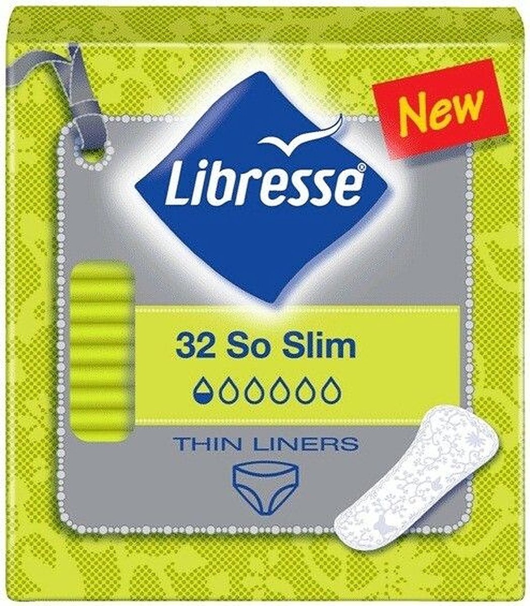 Goedkoopste Libresse Inlegkruisjes So Slim - 12x32st - Voordeelverpakking