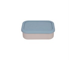 OYOY Yummy Brooddoos/Lunch box met indeling S - Blue/Clay