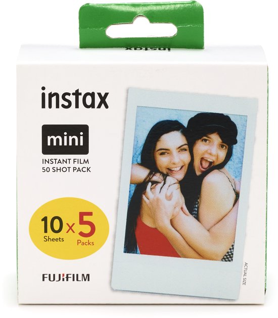 Fujifilm Instax Mini pellicule polaroid 50 pièce(s) 54 x 86 mm