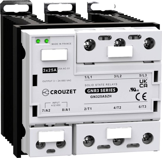 Crouzet 84137870N semiconductor relay GND40DM load current 40A switching voltage (max.): 60 V/AC DC