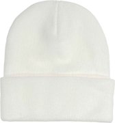 Muts met Rand - Beanie - Acryl - One Size - Wit