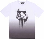 Disney Star Wars - Stormtrooper Ink Mens Tshirt - 2XL - Wit