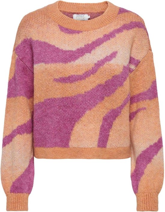 ONLY Damen Pullover ONLCLARIS LS Mit Pailletten – V-Ausschnitt, Strick, Schwarz Mit Silberdetails, Größe M