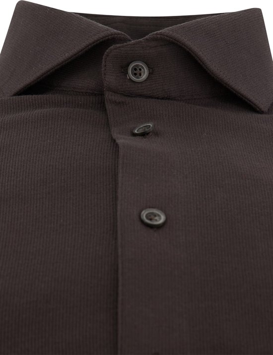 John Miller business overhemd bruin