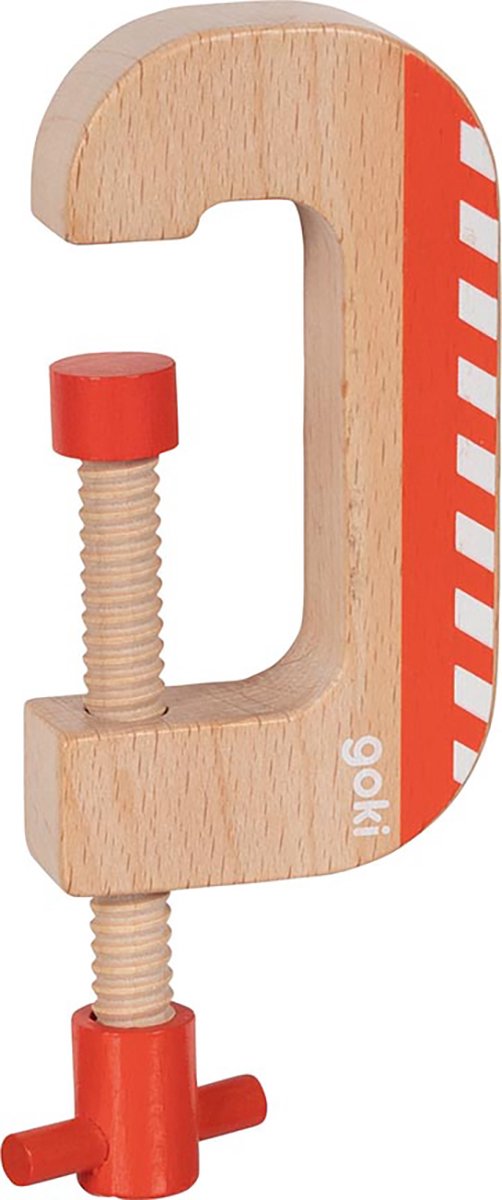 GOKI Speelwerktuigen - Schroefklem - 6X12X2Cm - Hout - 3 Jaar