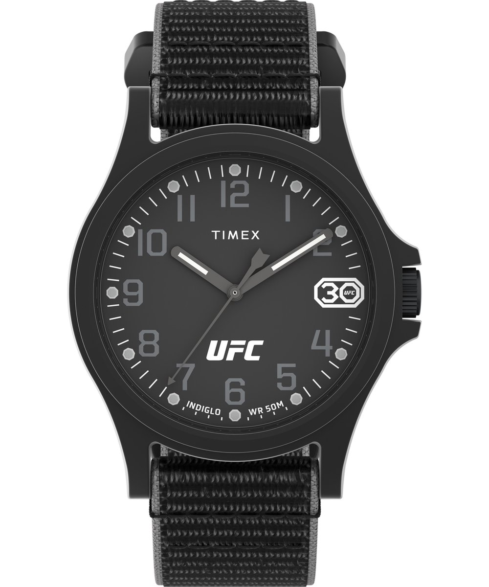 Timex UFC Apex TW2V90800 Horloge - Textiel - Zwart - Ø 40 mm