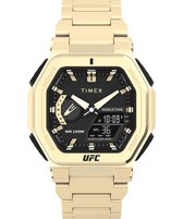 Timex UFC Colossus TW2V84500 Horloge - Staal - Goudkleurig - Ø 45 mm