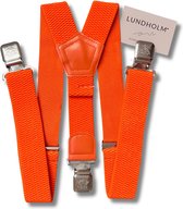 Lundholm Bretelles hommes femmes unisexe orange - Coupe du Monde Championnat d'Europe accessoires outfit orange King's Day - bretelles robustes et réglables