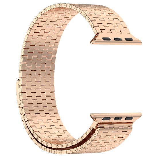 Bracelet montre acier Iwatch - Rose - Fermoir aimanté - 38/40/41 mm