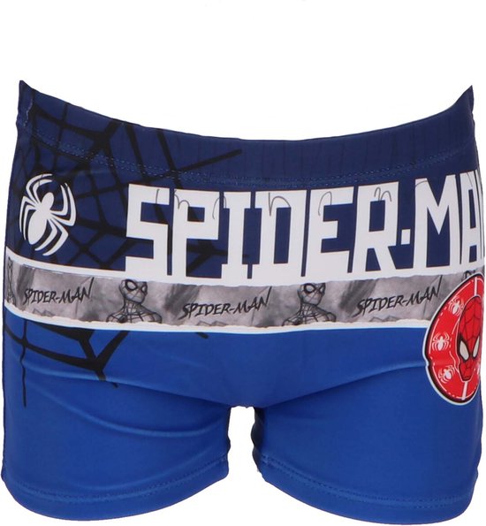 Marvel Spiderman Zwemboxer / Zwembroek - Blauw - Maat 104 (4 jaar)