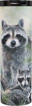 Wasbeer Raccoon Family Portrait - Thermobeker 500 ml
