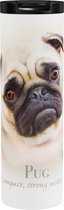 Mopshond Pug - Thermobeker 500 ml