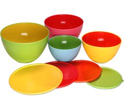 foto van Monzana Vershoudbakjes - Set van 4 Maten 900ml tot 4000ml - BPA vrij