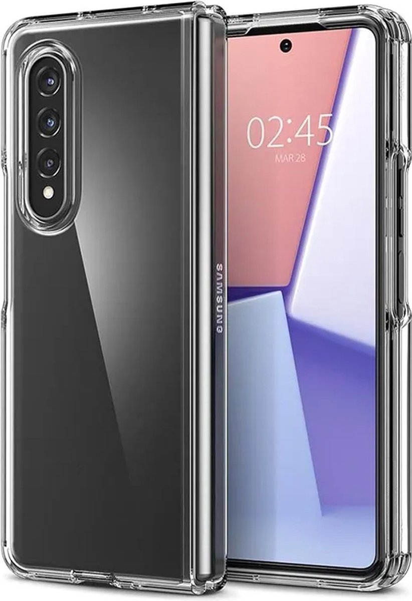 Hard Cover Hoesje Geschikt voor de Samsung Galaxy Z Fold 5 Transparant