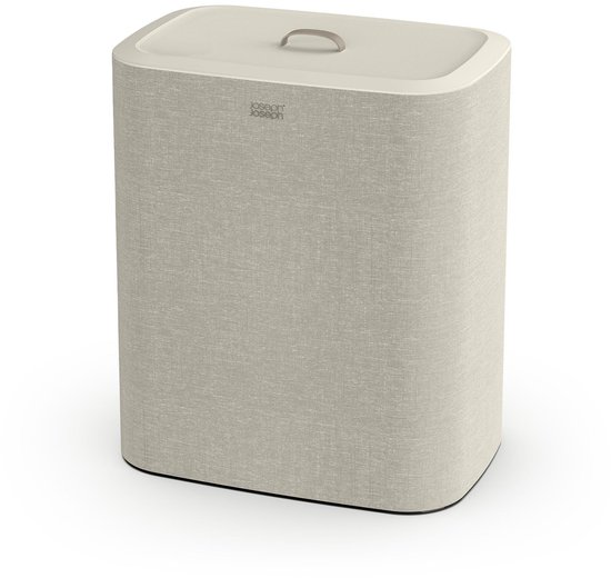 Joseph Joseph Tota Wasmand - 3 Compartimenten – Was Sorteren – 90 Liter - Ecru