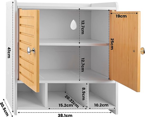 Shout kolomkast wit 140x35x30 cm kopen? | Badkamerkasten