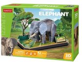 Puzzle 3D Fun et cubique, éléphant