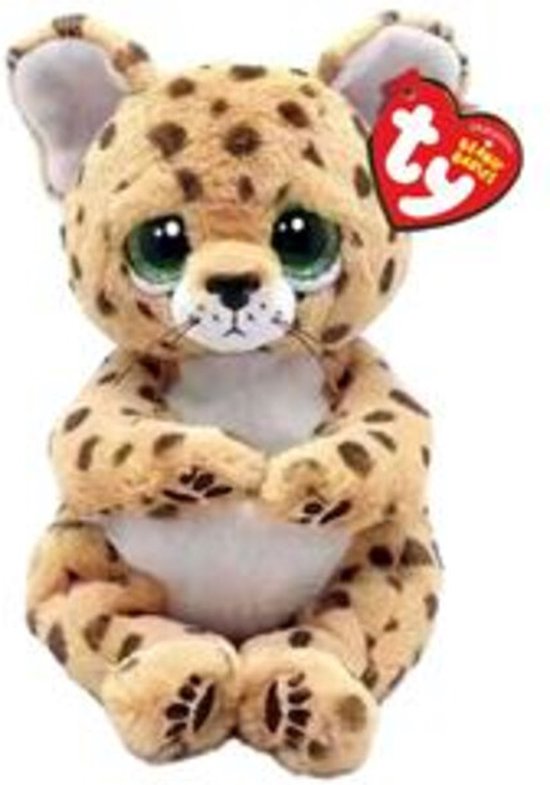 TY Beanie Babies Bellies Lloyd Leopard 15 cm 1 stuk