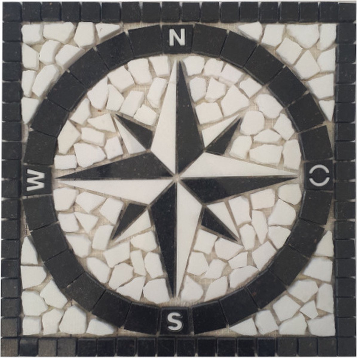 Mozaiek tegel - windroos - 30 x 30 cm - Star Galaxy - 065