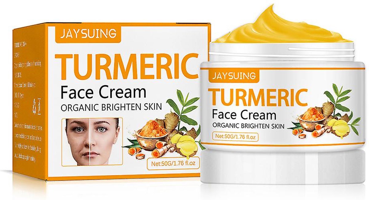 Goedkoopste Zeer effectieve turmeric kurkuma face cream gezichtscreme helpt rimpels te verminderen. Gegarandeerd !