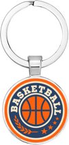 Akyol - Basketbal Sleutelhanger - basketbal - iemand die op basketbal zit - sport - cadeau - verjaardag - kado - geschenk - gift - sportief persoon - 2,5 x 2,5 CM