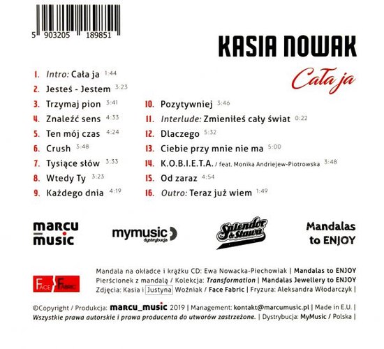 Kasia Nowak: Cała ja [CD]