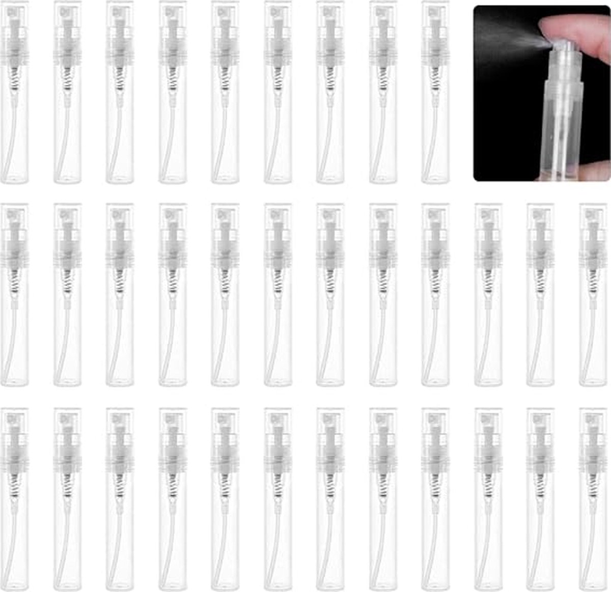 Goedkoopste Spuitfles - Mistspuitfles / Hervulbare rolflessen - Voor reiniging, parfums, etherische olein