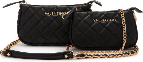 Valentino Ladies Crossbody Bag Zwart