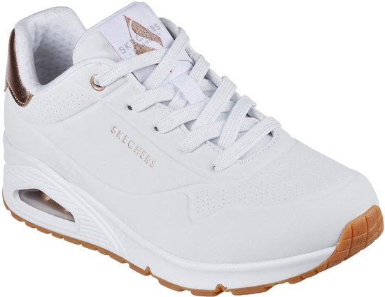 Skechers Uno - Gouden Air - Dames Sneakers - Wit