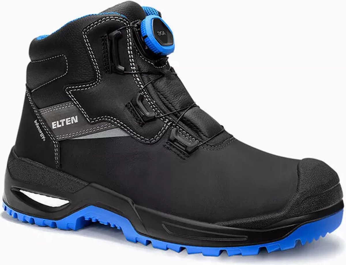 Elten hoge werkschoenen STEFANO XXSG BOA zwart blauw S3 maat 43