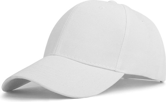 Saaf Baseball Cap - Wit - Basic Pet voor Heren / Dames - Katoen