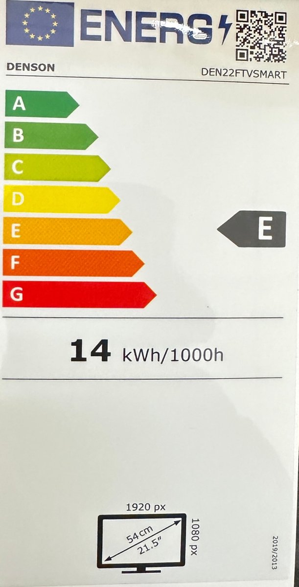 Denson DEN22FSMART 22 inch Full HD LED TV - afbeelding 2