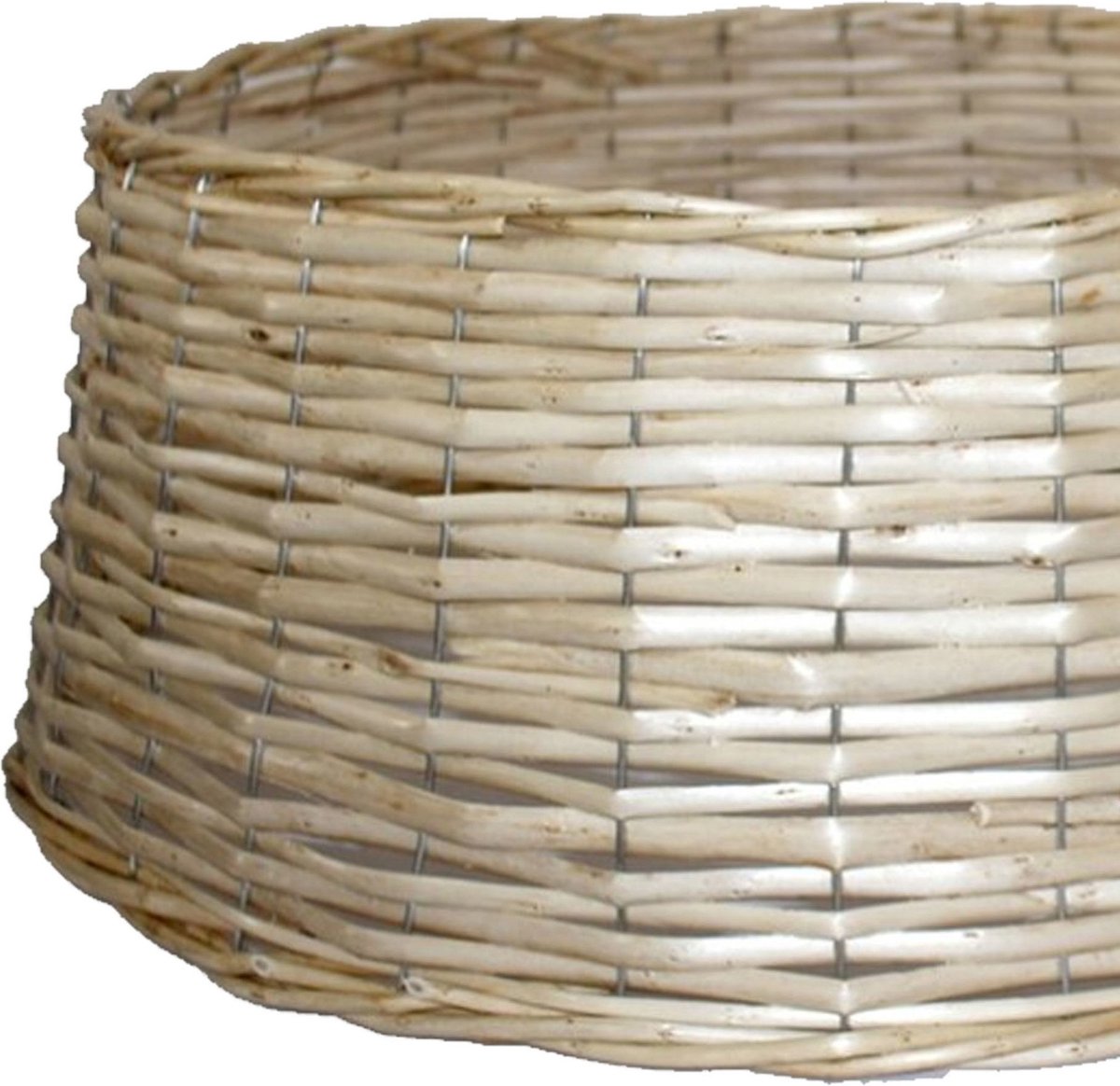 Gerim Kerstboomrok/kerstboommand - naturel gevlochten - D55 cm en H20 cm - voor kerstboom van 180 cm – foto 2